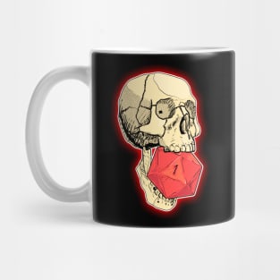 D20 Skull t-shirt Mug